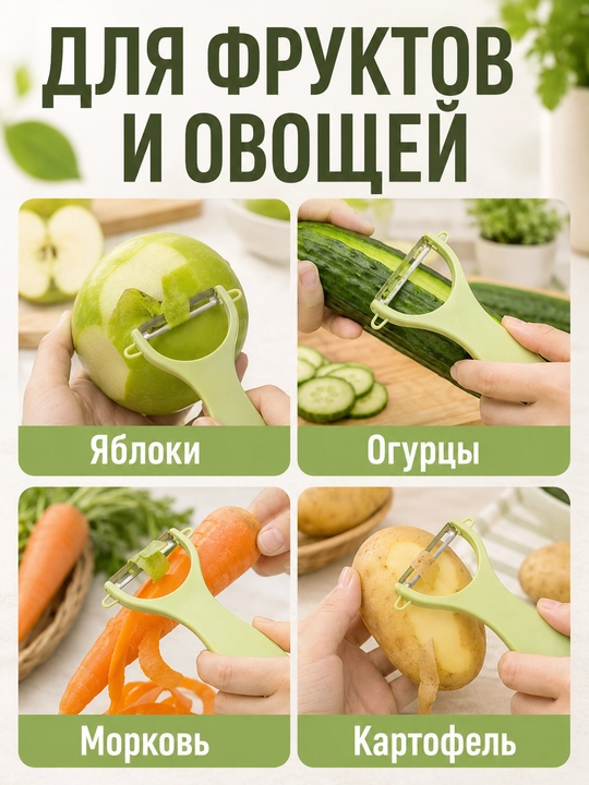 Овощечистка, нож для чистки фруктов и овощей