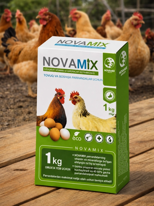 Витаминно-минеральная добавка для птицы NOVAMIX, 1 кг - 