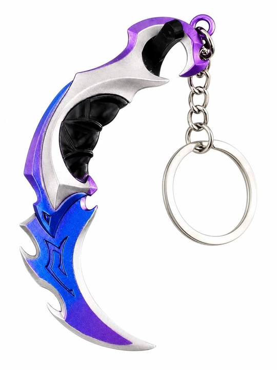 Valorant Reaver 2.0 Karambit metall brelok kalit va ryukzak uchun - 