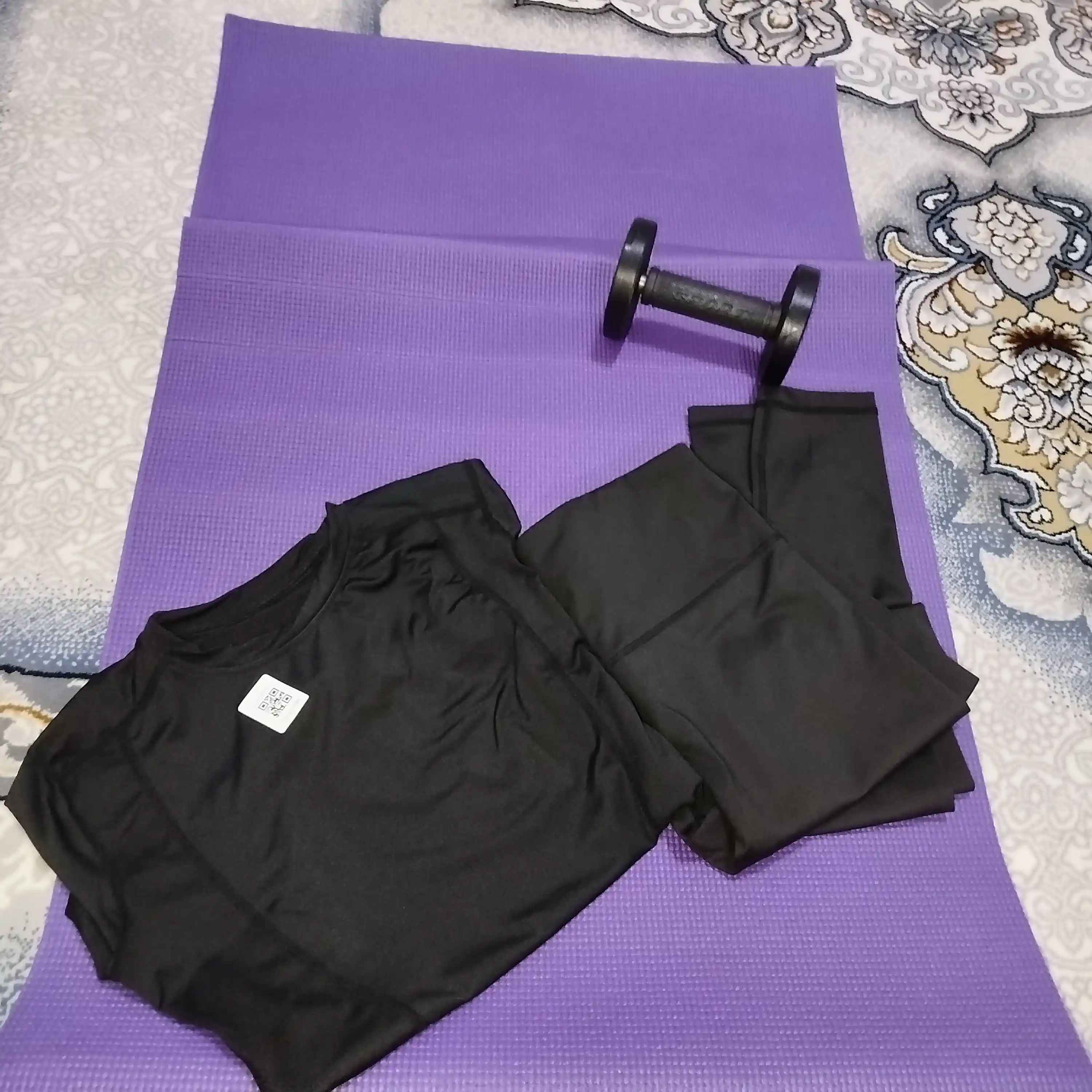 Ayollar uchun slim fit kompression futbolka FITMUSE fitness sport uchun qomatni tortuvchi