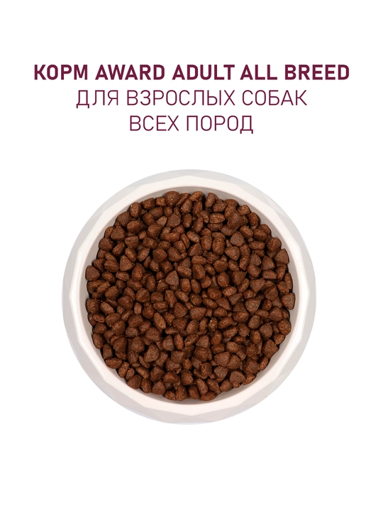 Award quruq ozuqa itlar uchun mol go'shti bilan 2kg