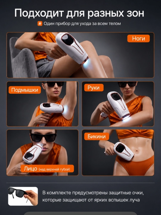 Фотоэпилятор CRONIER для домашнего использования