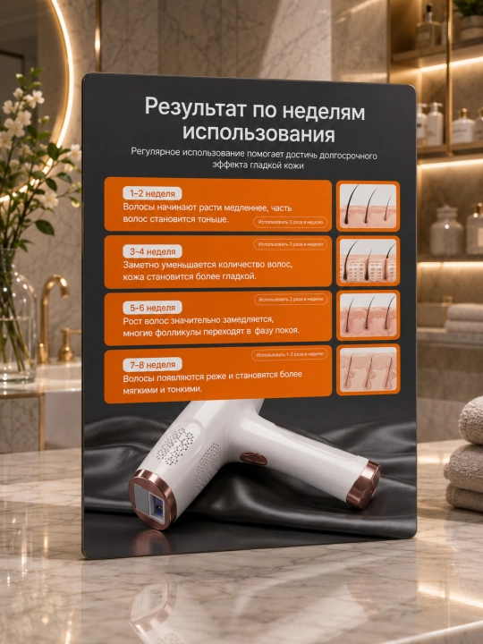 Фотоэпилятор CRONIER для домашнего использования