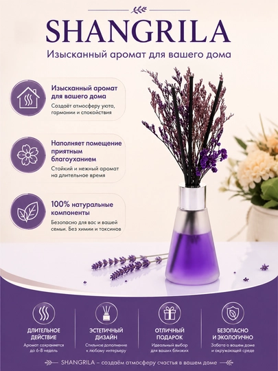 Освежитель воздуха для дома, автомобиля и офиса, диффузор с палочками, 50 мл — NSTAR11-GULOSVEJIT-ОРАНЖ