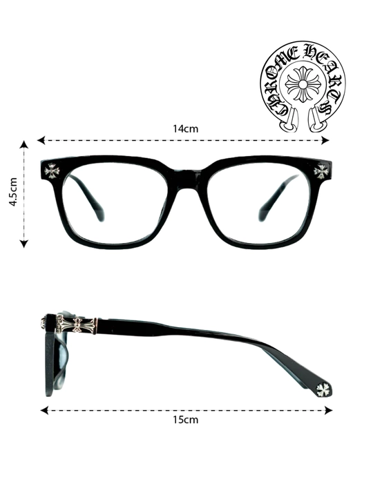 Очки Chrome Hearts в стиле Y2K
