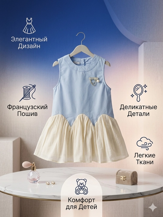 Нарядное, стильное платье для девочек