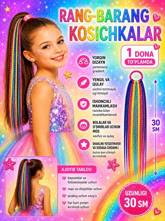 Turli rangdagi kokilchalar