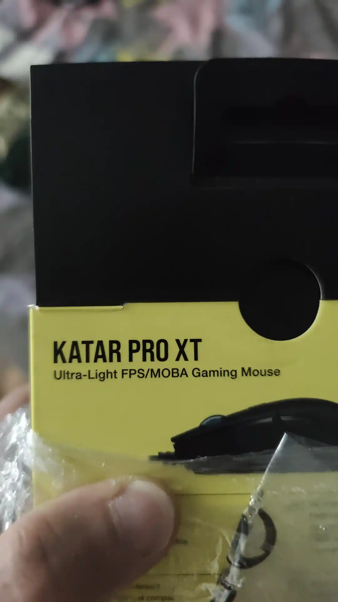 O'yin sichqonchasi Corsair Katar Pro XT, 18000 DPI, PMW3391, o'ta yengil (73g)