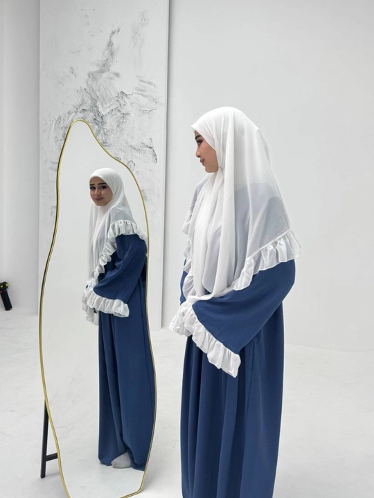 Abaya, himara, hijob, koylak+ro'mol, umra ziyirati, o'lcham oversayz 42-54