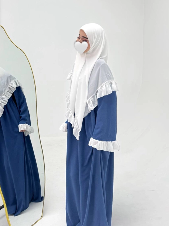 Abaya, himara, hijob, koylak+ro'mol, umra ziyirati, o'lcham oversayz 42-54