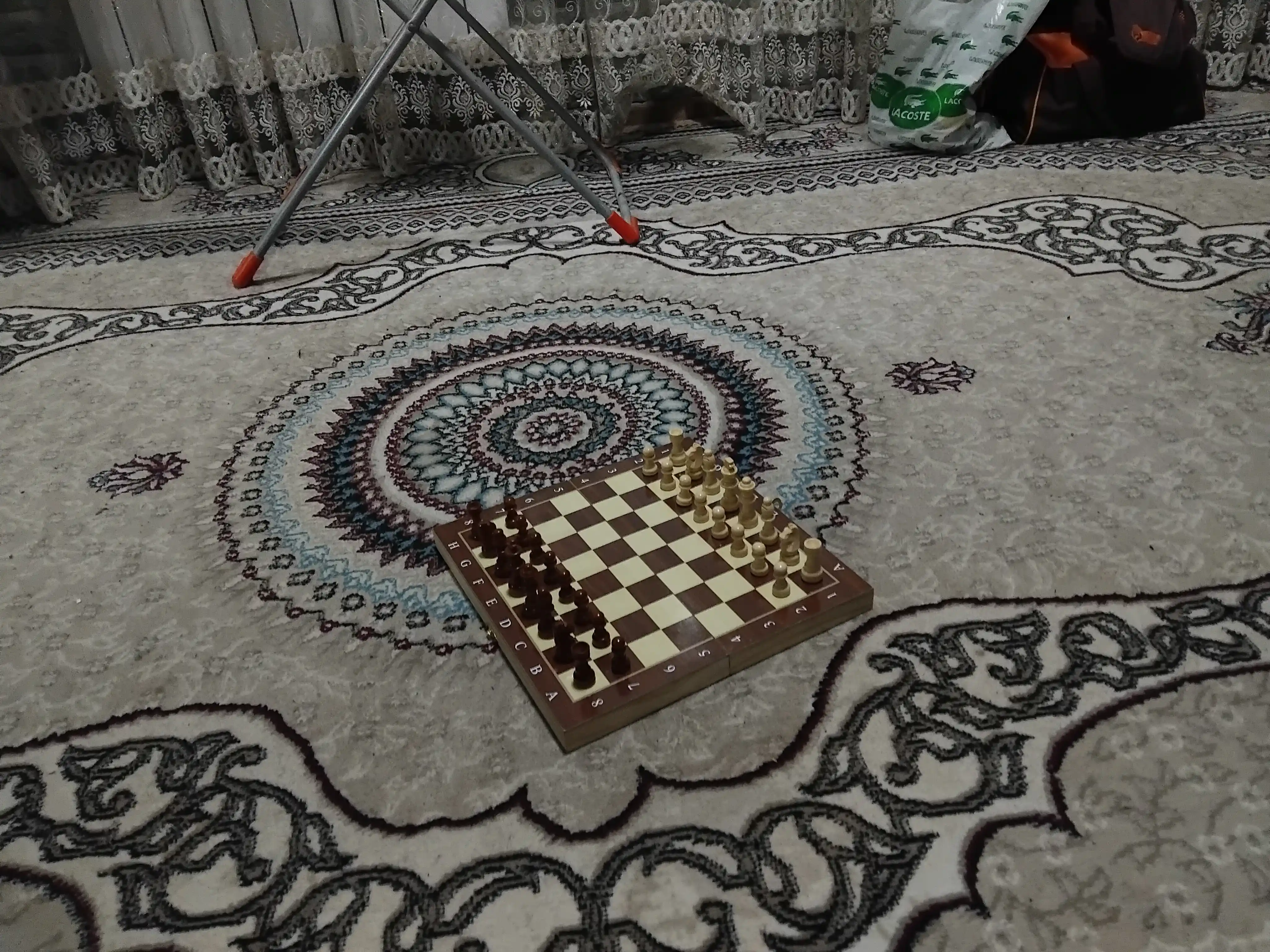 Shaxmat to'plami, magnitli, yog'ochdan