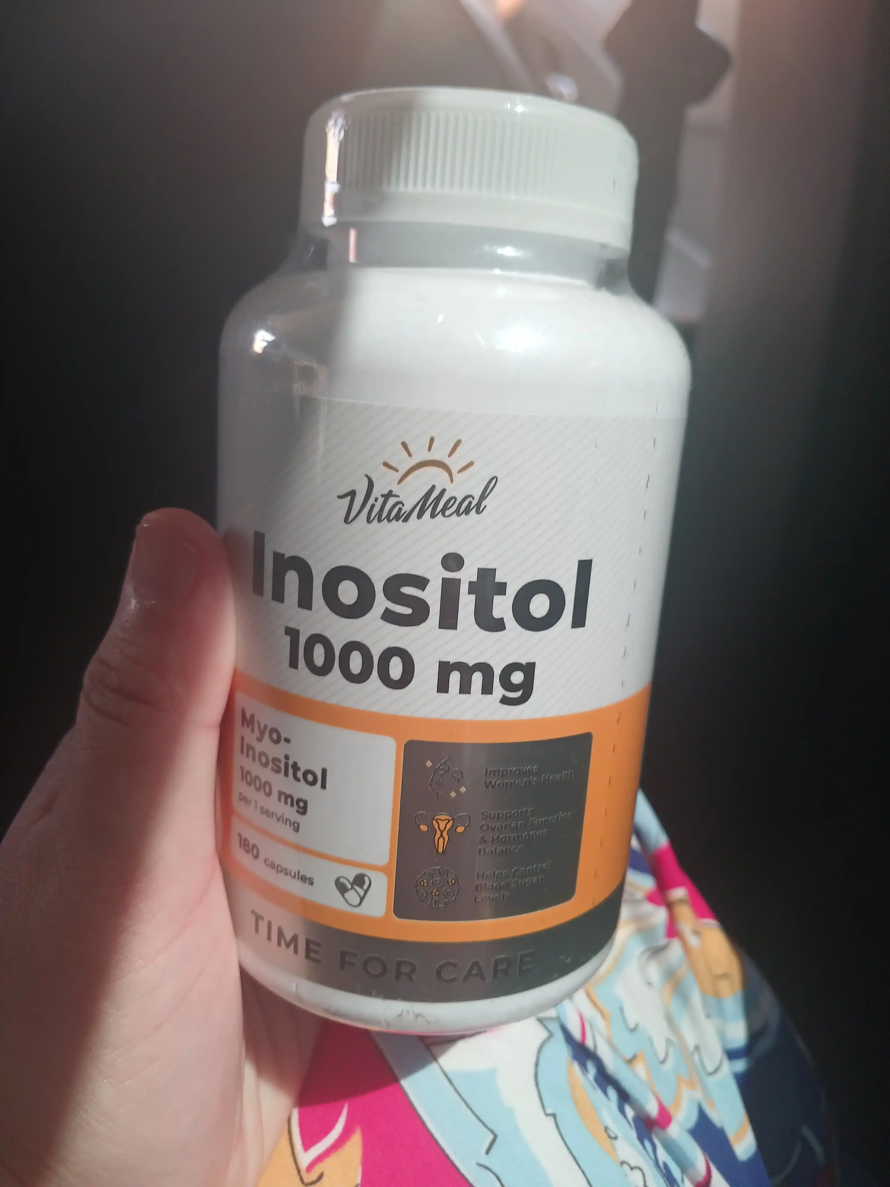 Inozitol, VitaMeal, 1000 mg, 180 kapsula