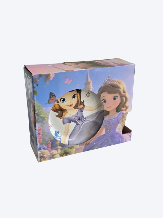 Disney qahramonlari tushirilgan bolalar idish-tovoq to‘plami, 3 ta 1 da