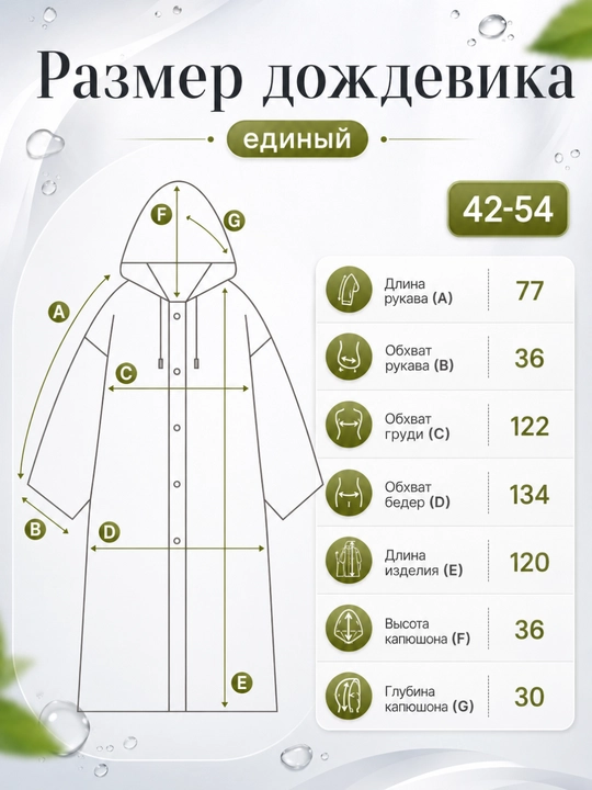 Водонепроницаемая одежда, плащ дождевик