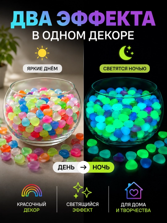 Светящиеся камни — 100 ярких огней, которые превращают дом и сад в сказку