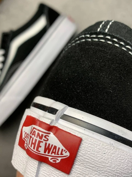 Vans Old Skool krossovkasi, uniseks, qora-oq, kundalik sport uslubi - 