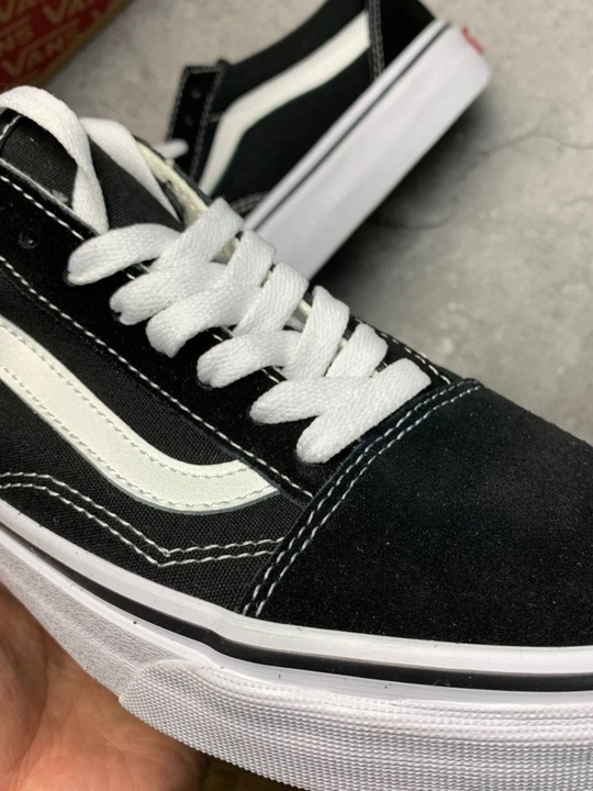 Vans Old Skool krossovkasi, uniseks, qora-oq, kundalik sport uslubi