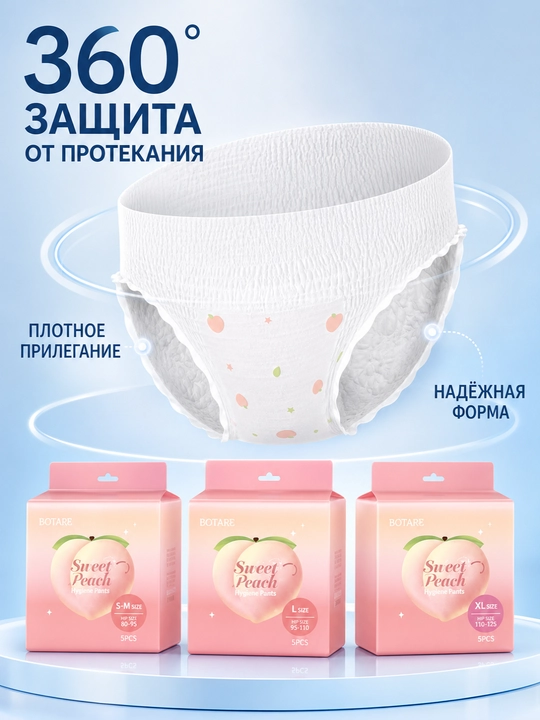 BOTARE Женские менструальные трусы - 