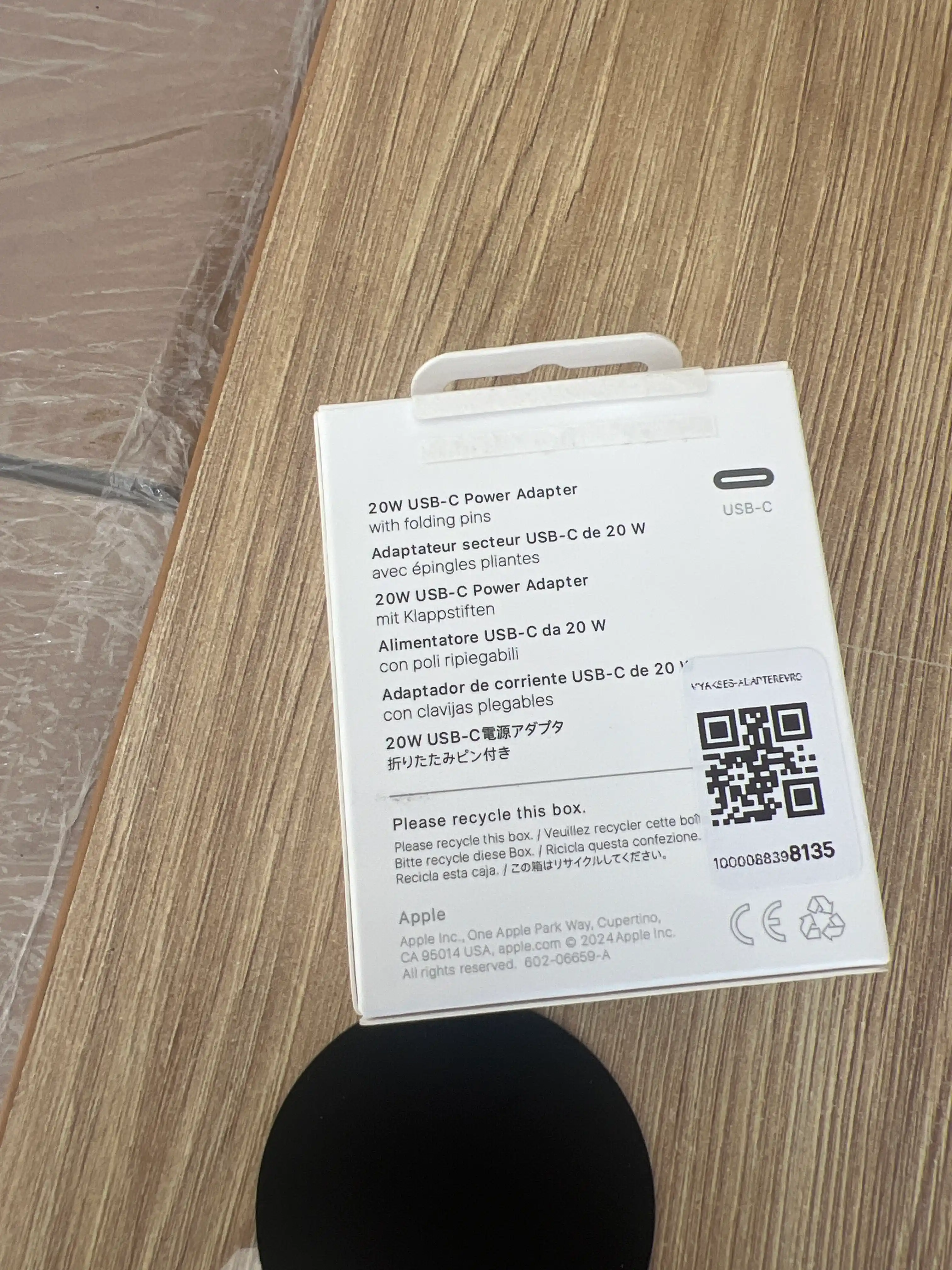 IPhone 20W USB-C tezkor quvvatlash adapteri, smartfonlar uchun quvvatlash moslamasi