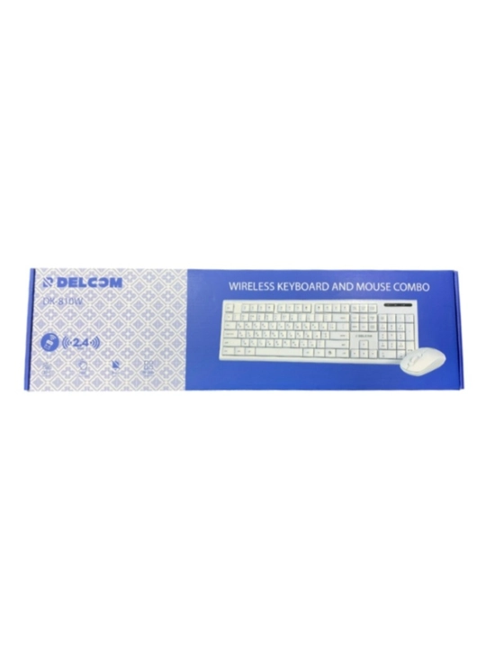 DK-810 white klaviatura va sichqonchalar to‘plami