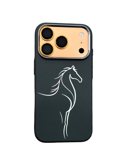 IPhone 17 Pro / Pro Max / 17 Air uchun Luxo Life karbon magnitli g‘ilof Anti-shock