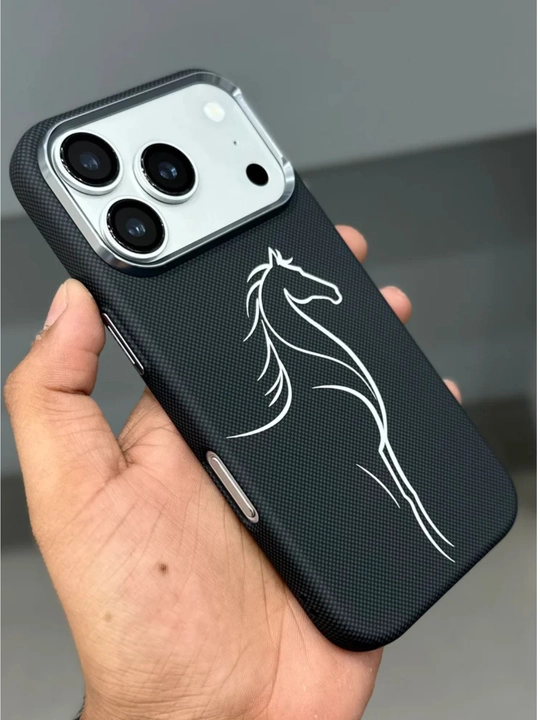 IPhone 17 Pro / Pro Max / 17 Air uchun Luxo Life karbon magnitli g‘ilof Anti-shock