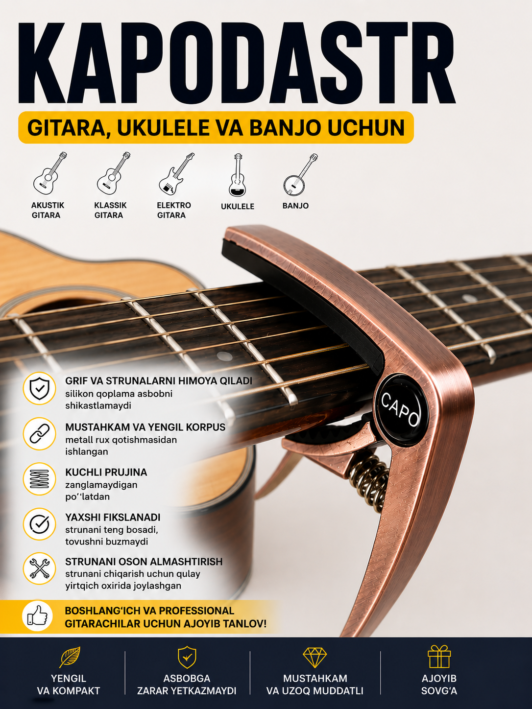 Gitara kapodastri - 