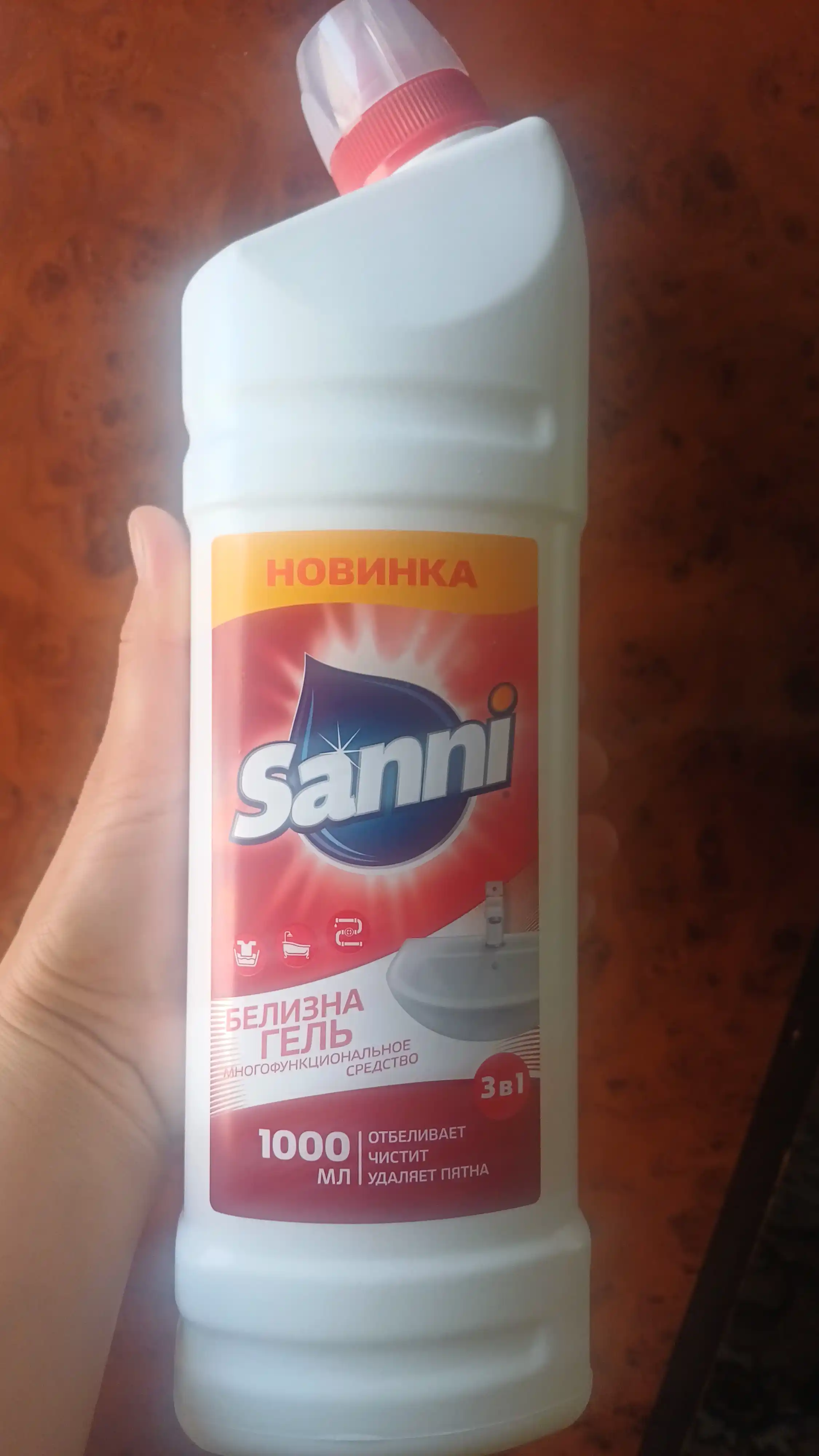 Санитарное чистящее средство  Sanni Belizna белизна гель 1000 мл