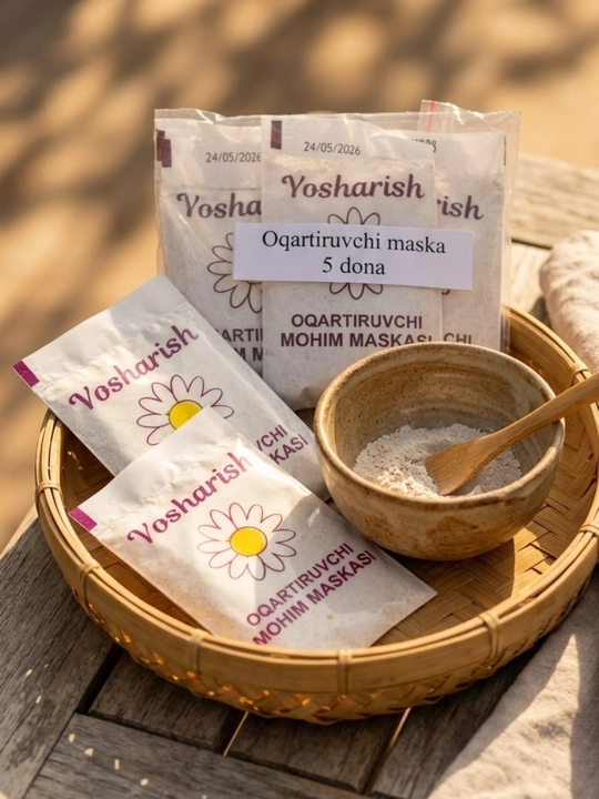 Oqartiruvchi niqob Mohim (5), 100 g - 