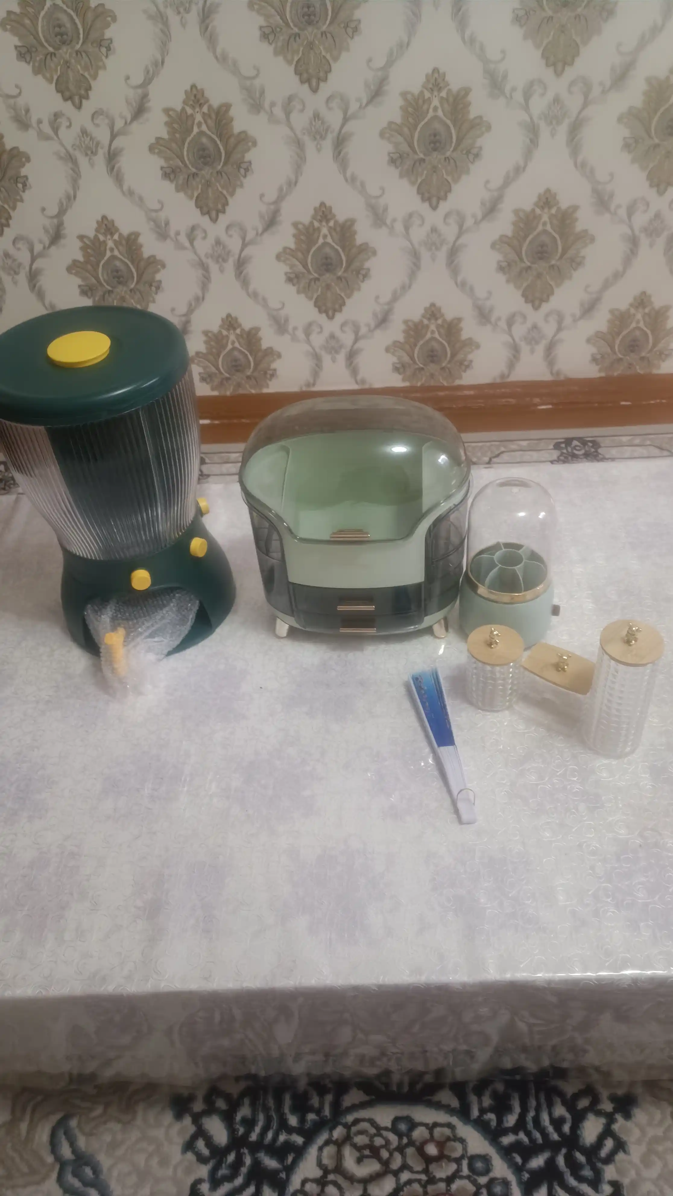 Donni saqlash dispenser idishi, dispenser, 6 ta bo'linma, hajmi 12,5 litrni tashkil qiladi