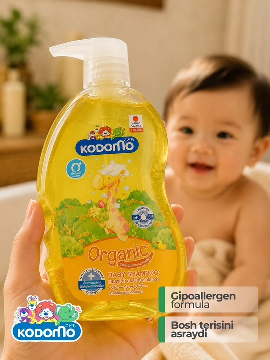 Kodomo Gentle bolalar suyuq shampuni 0+ chaqaloqlar sochi uchun