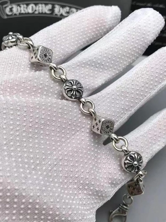 Браслеты унисекс в стиле Chrome Hearts Y2K