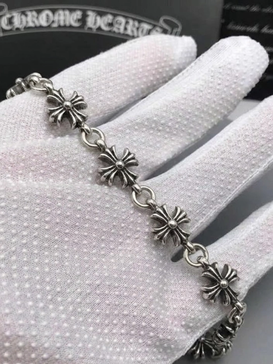 Браслеты унисекс в стиле Chrome Hearts Y2K