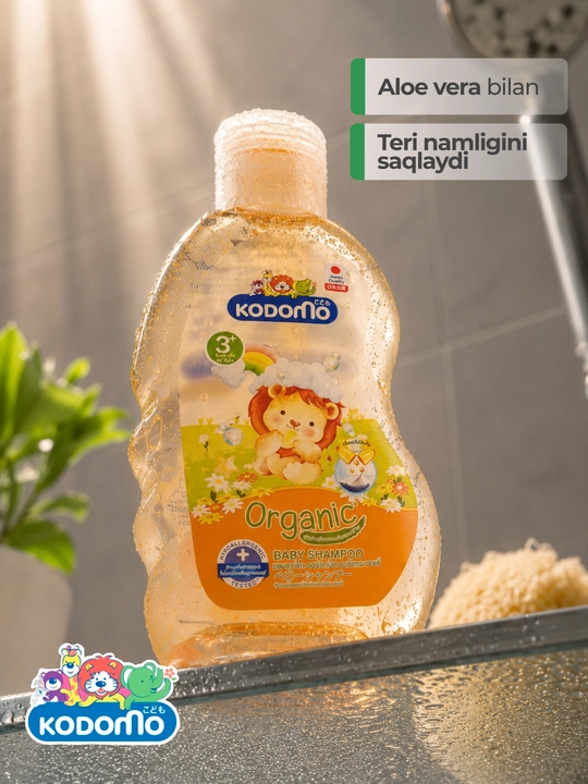 Детский шампунь Kodomo 3+ для бережного мытья волос