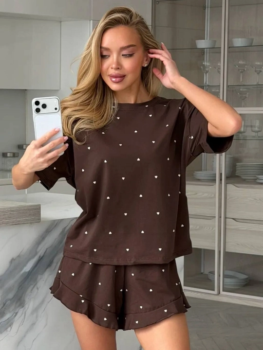 Shortikli pijama, ayollar uchun