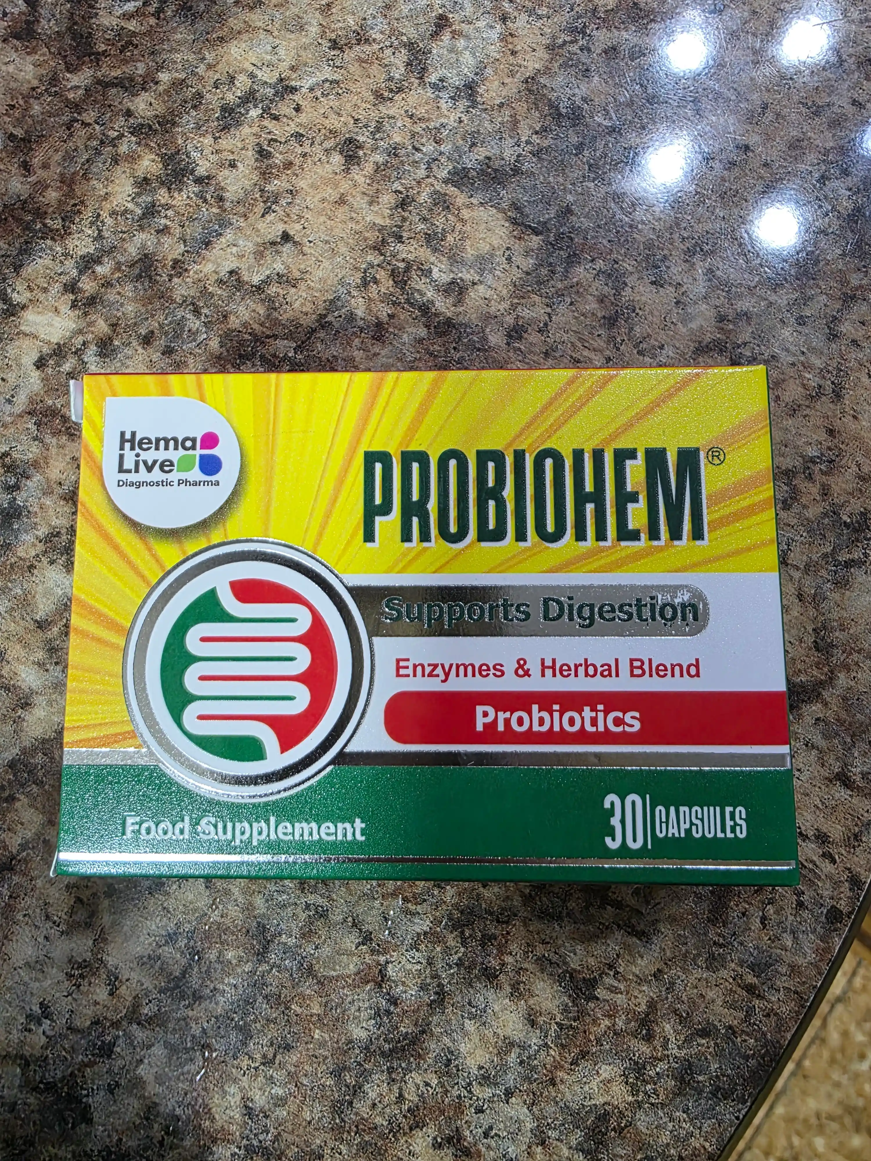 Пробиотики PROBIOHEM, бады с ферментами для пищеварения, витамины, мультивитамины