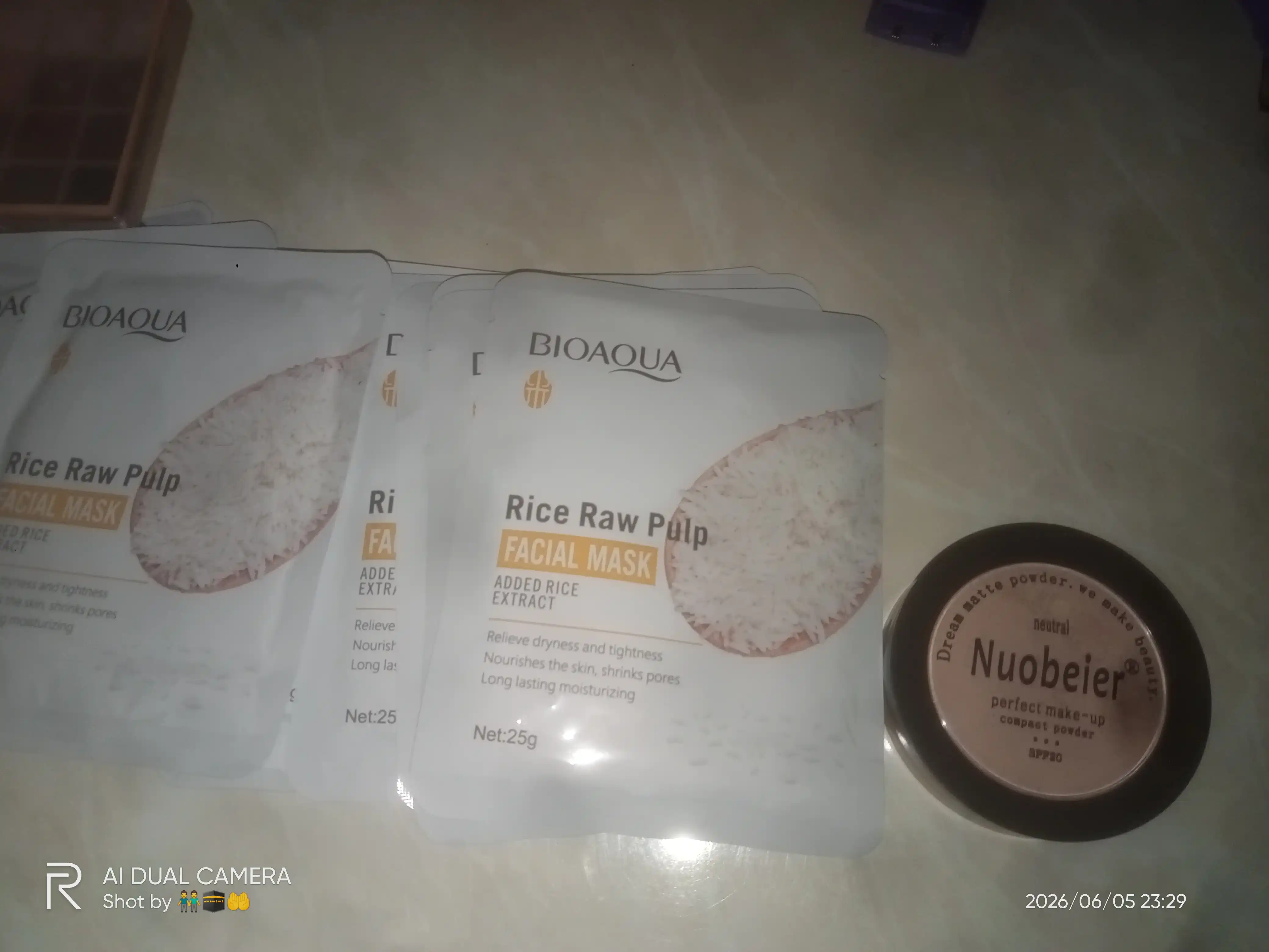 Пудра для лица Nuobeier SPF 20 Matte Powder