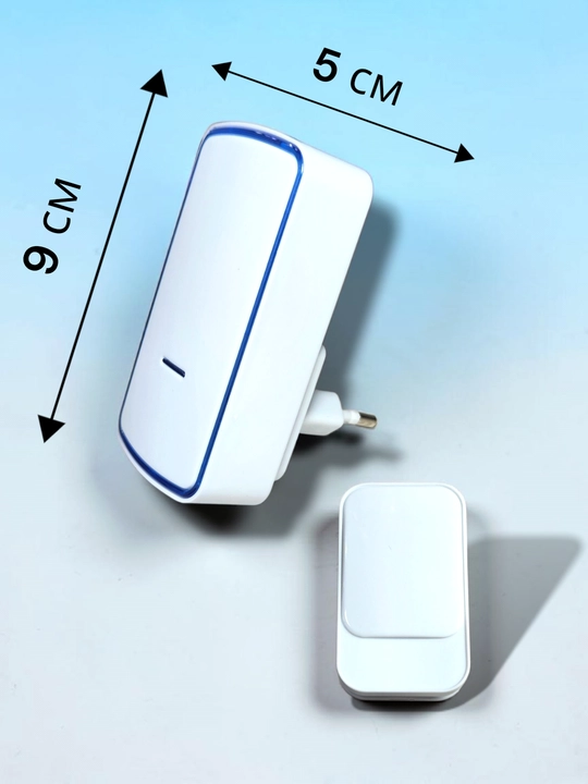 Simsiz eshik qo‘ng‘irog‘i, radio antenna, kabelsiz, rozetkaga