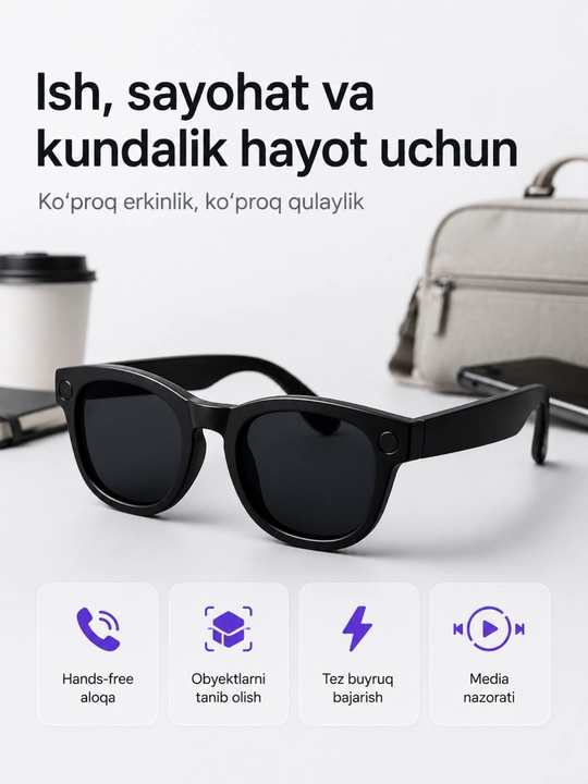 Очки Smart Glasses M01pro -стиль и технологии в одном аксессуаре
