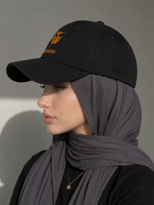 Ayollar uchun beysbolka kepka, paxtali material, sozlanadigan o‘lcham 55–60 sm