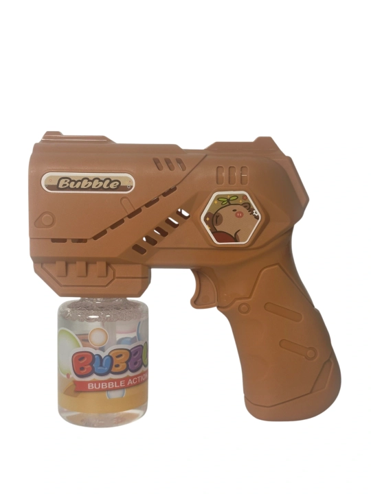 Пистолет для мыльных пузырей Bubble Gun, генератор пенных пузырей для детей - 