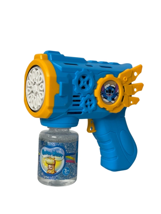 Пистолет для мыльных пузырей Bubble Gun, генератор пенных пузырей для детей - 