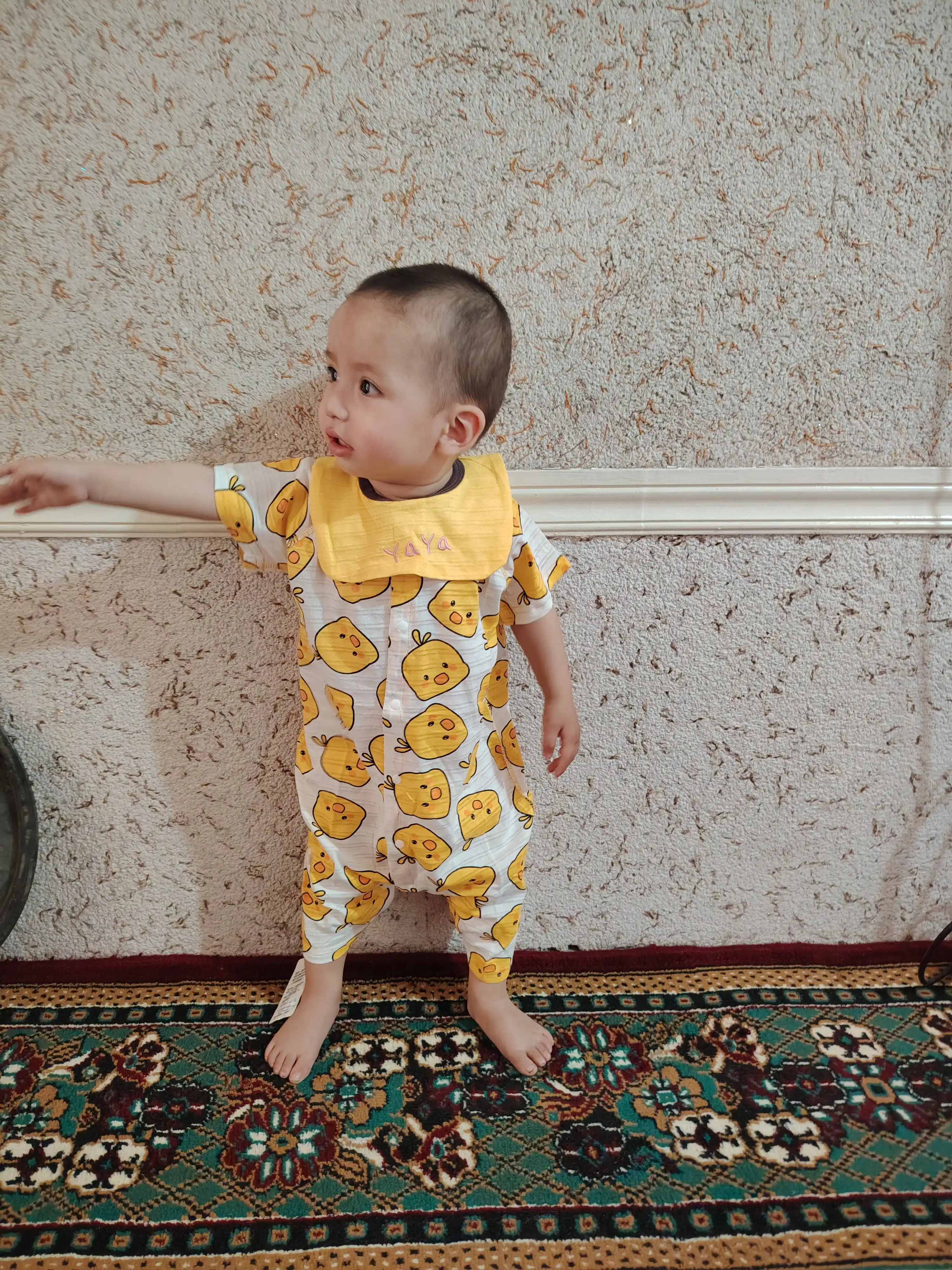 Боди с короткими рукавами для новорожденных, ткань Jakarta, 0-12 месяцев