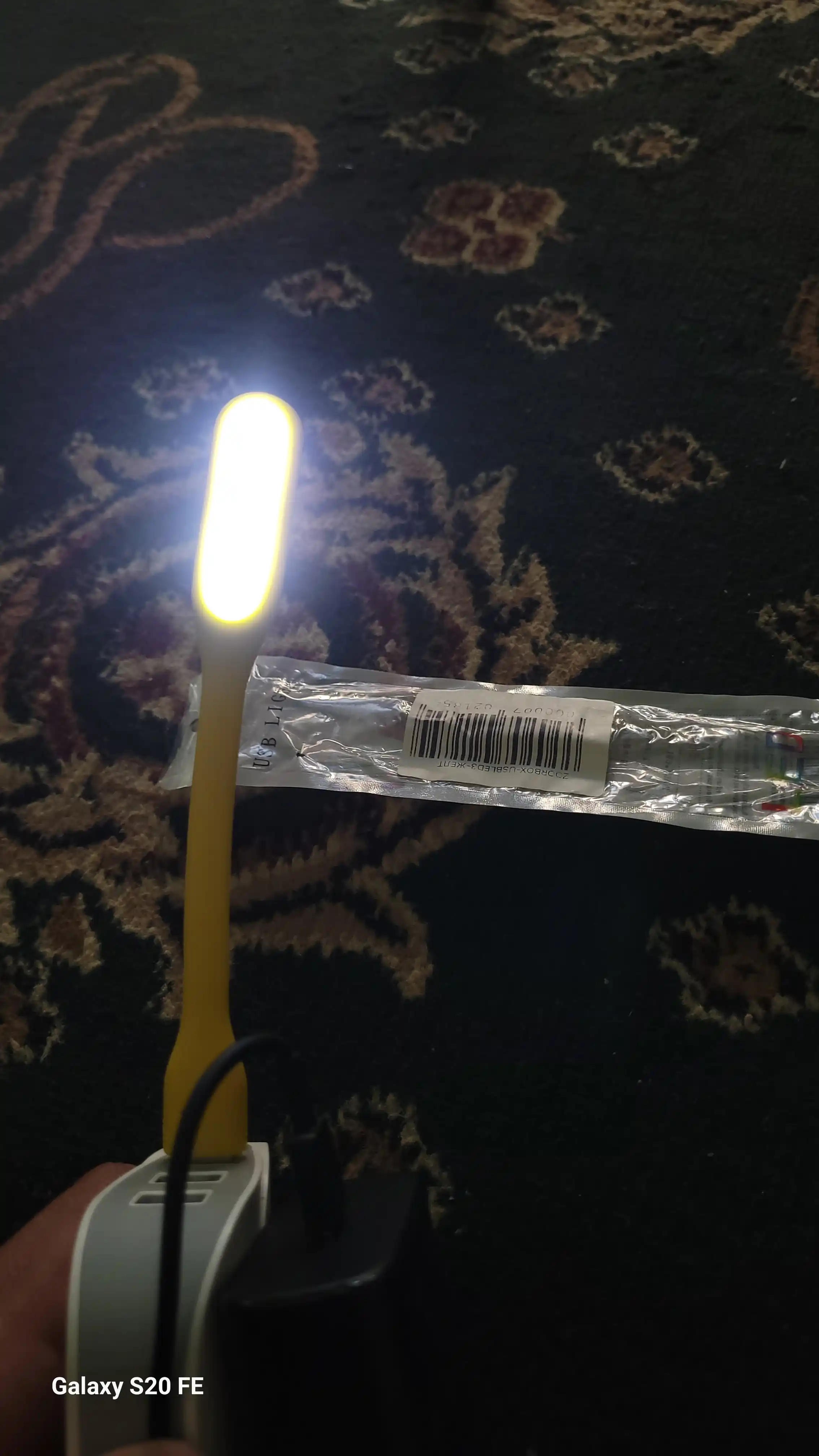 LED yoritgich, USB, noutbuk yoritgichi moslashuvchan, 5 Vt, 6 diodlar