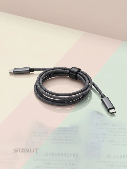Type-C to Type-C 7A tez zaryadlash kabeli, Fast Charging,USB-C, Samsung, Xiaom, Huawei uchun