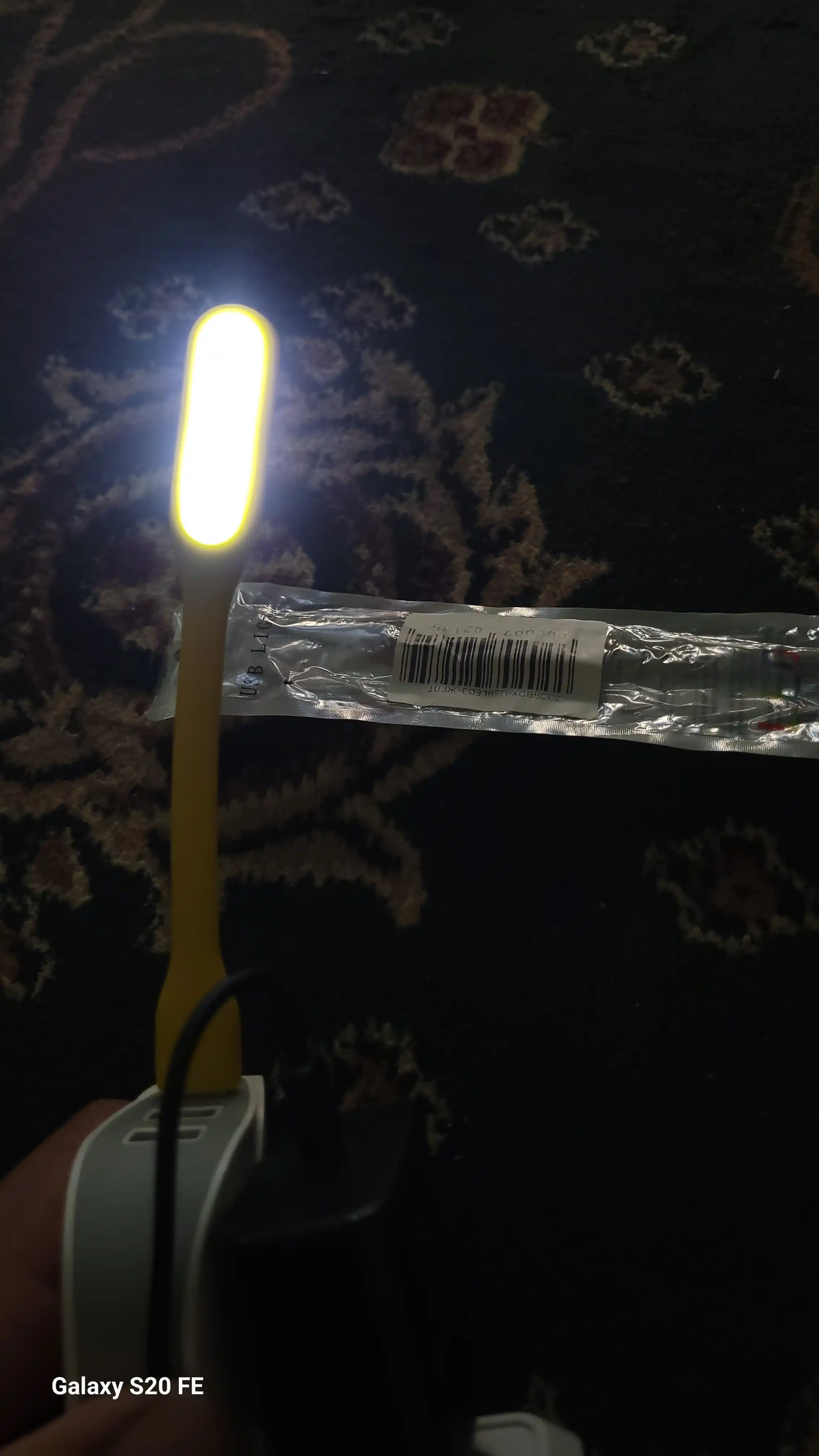 LED yoritgich, USB, noutbuk yoritgichi moslashuvchan, 5 Vt, 6 diodlar