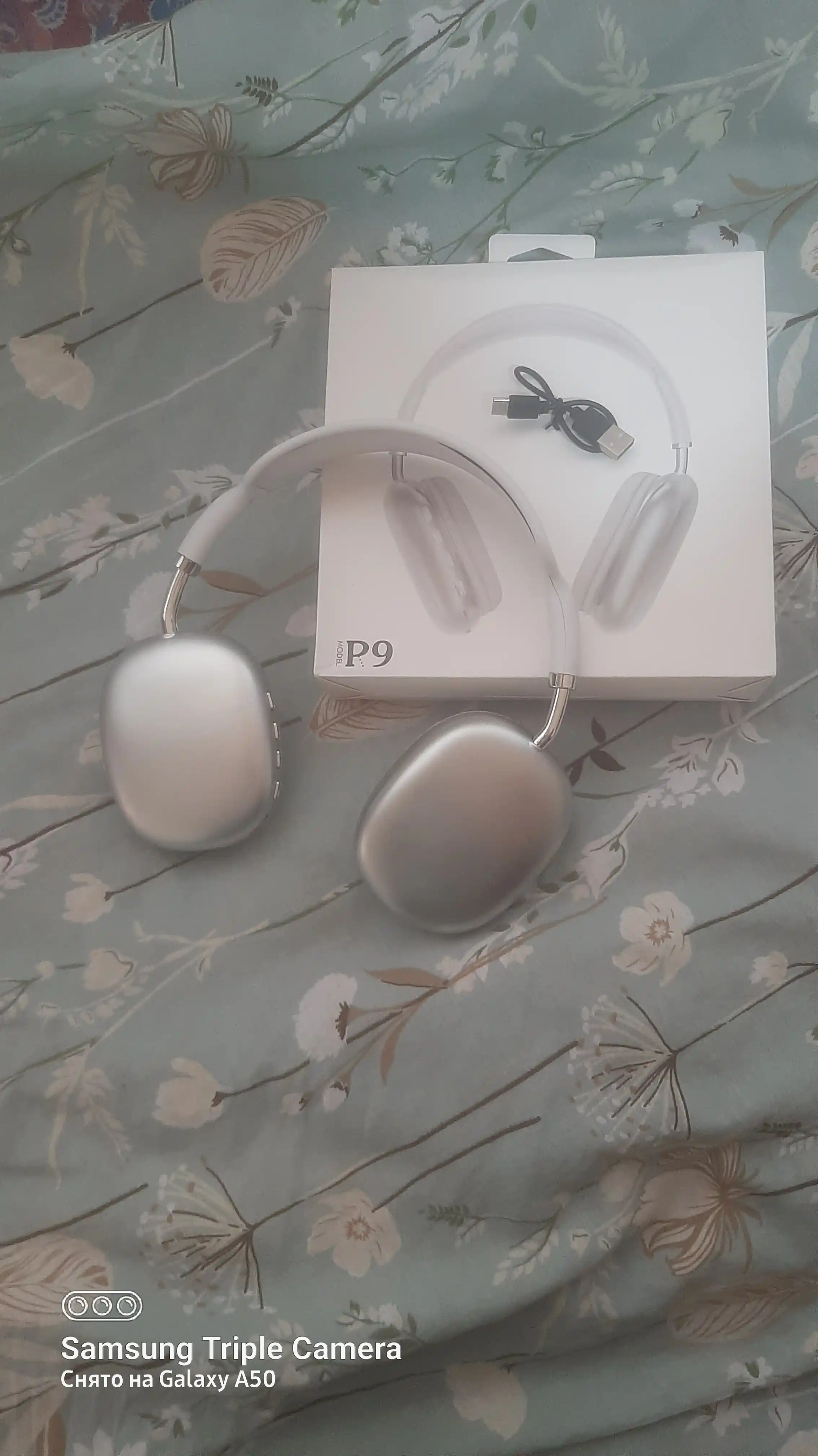 Simsiz Bluetooth quloqchinlar, P9, mikrofonli, to'liq o'lchamli