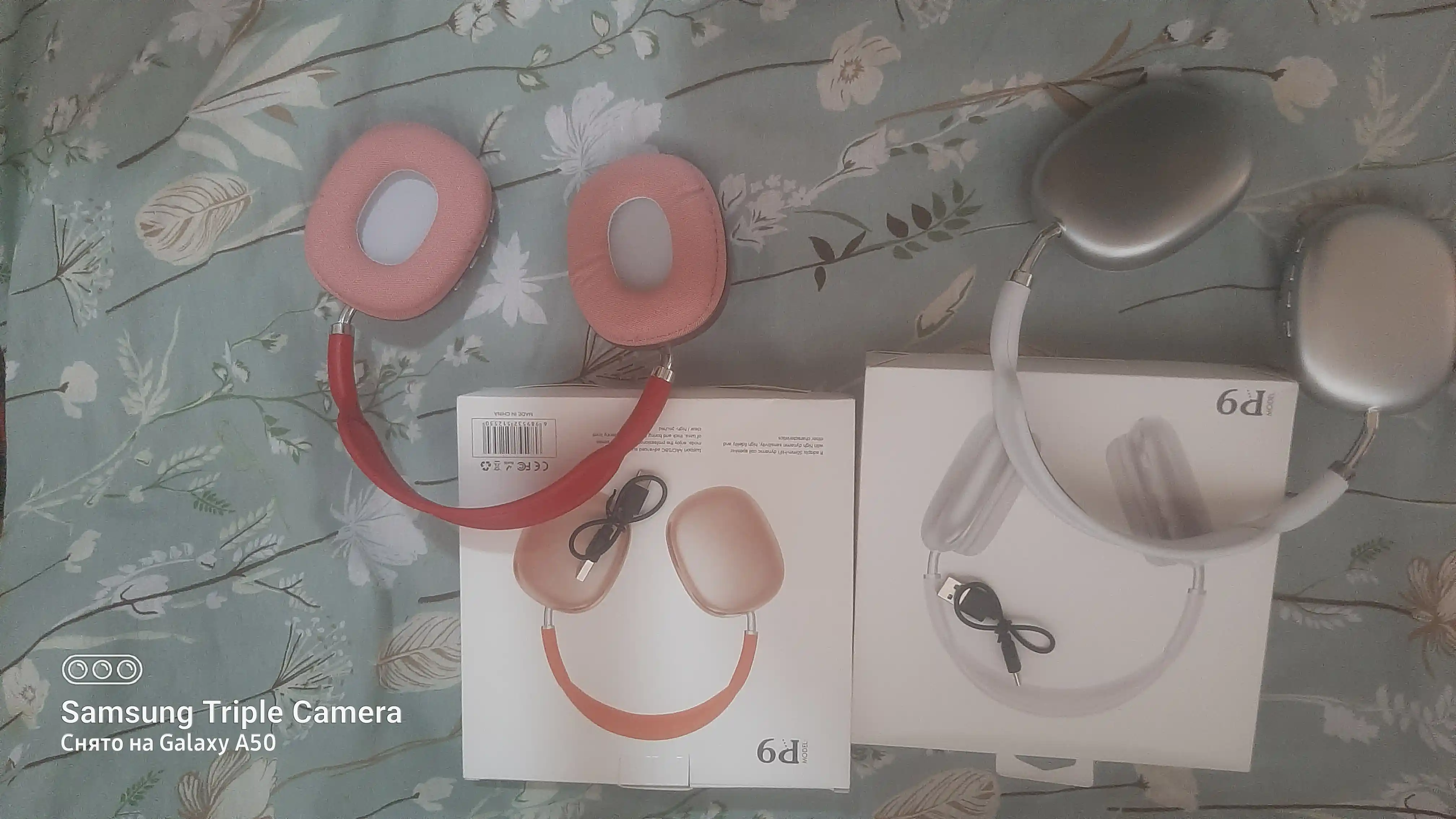 Simsiz Bluetooth quloqchinlar, P9, mikrofonli, to'liq o'lchamli