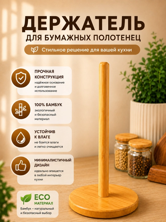 Держатель для бумажных полотенец, подставка для полотенец, кухонный аксессуар