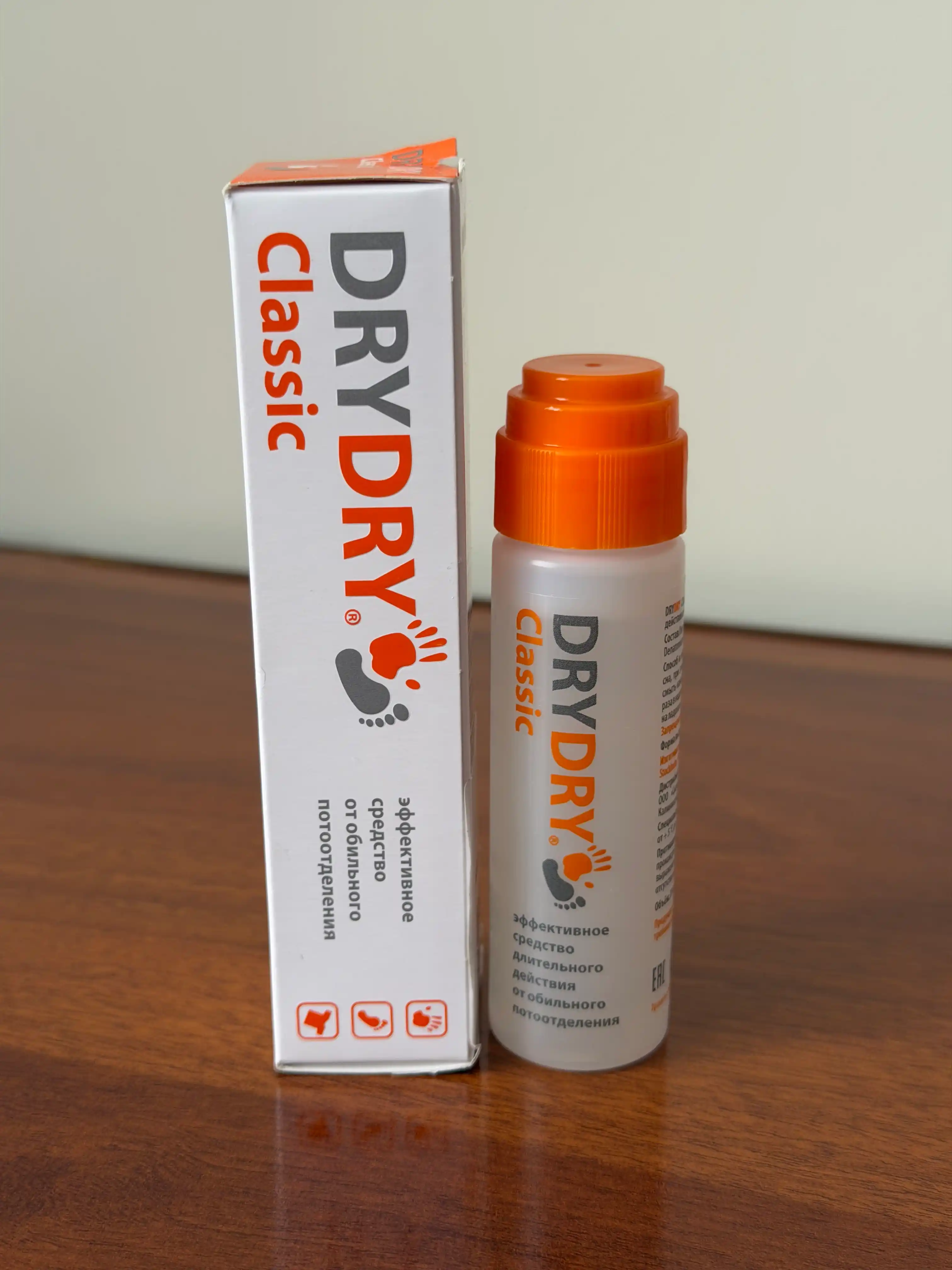 Дезодорант-антиперспирант Dry Dry Classic, против пота и запаха